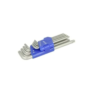 Heytec jeux de clèfs torx en L 9 pièces t10 à t50