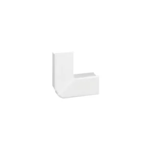 Legrand angle plat var. dlp 20x12,5 mm blanc ral 9010
