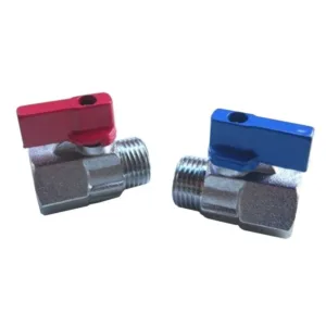 Vanne mini 1/2 rouge