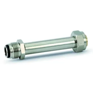 Tubipex Rallonge 8 cm - chromé D15 - 2 pièces