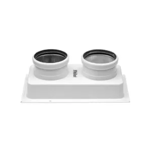 Vaillant adaptateur CLV Plus / Pro 2 x 80 mm