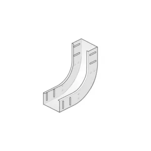 Baks coude montant galvanisé largeur 200 mm