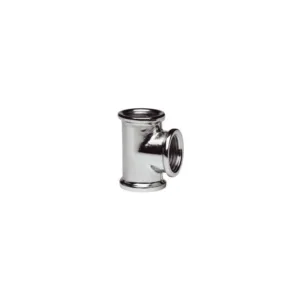 Té laiton - chromé 1/2 "