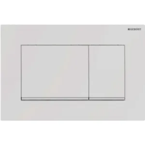 Geberit Plaque de commande 2 touches sigma 30 blanc