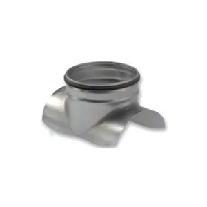 Piquage de ventilation galvanisé réduit ø 125 / 100