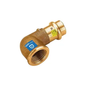 Coude mixte à sertir 4/4 F x 22