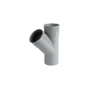 pvc té 80 mm 45° MF