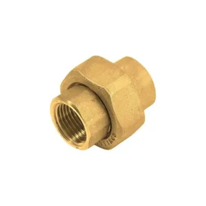 Laiton raccord union 4/4 F F