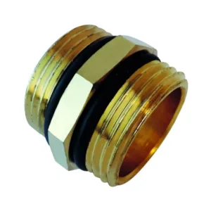 Laiton nipple collecteur 3/4 x 1/2 Mm conique O Ring