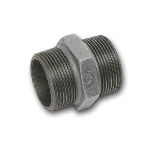 Acier noir nipple réduit 3/4 M x 1/2 M