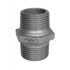 Acier noir nipple 6 / 4 MM