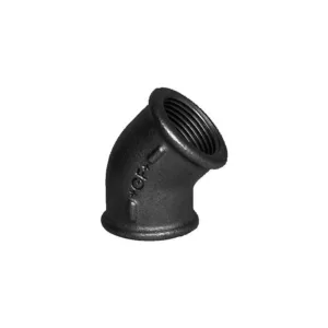 Acier noir coude 45° 4/4 F F