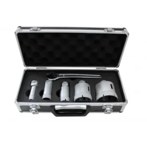 Leman coffret 5 trepans diamant m14 pour meuleuse