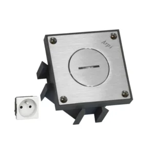 Prise de sol Ampi 16 A nickel