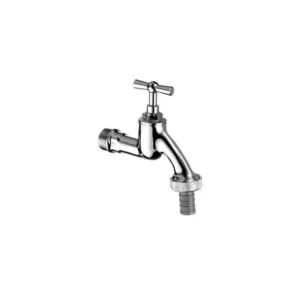 Robinet double service - chrome 1/2 "