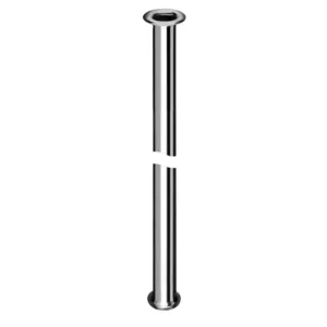 Schell tube ø 10 x 50cm - chromé