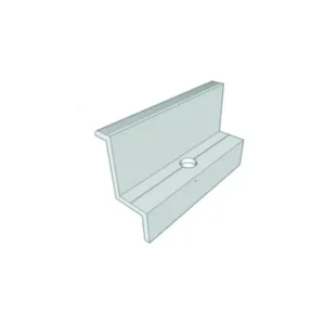 Solar clame de fin en aluminium 40 mm
