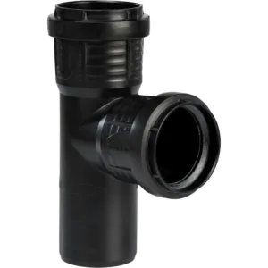 Pipelife T PP 90° MFF 25 - 125 mm noir
