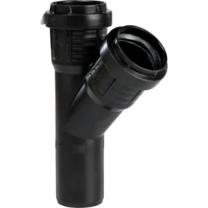 Pipelife T PP 45° MFF 125 - 125 mm noir