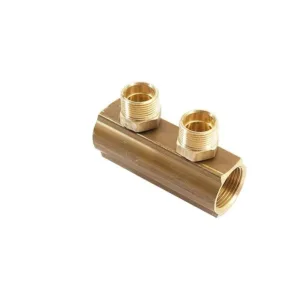 General Fittings collecteur avec raccordements eurocône chauffage central 4/4 " FF 2 x 3/4 EK