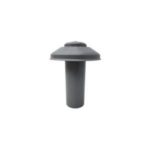 Pipelife cheminée d'aération pvc grise 100 mm