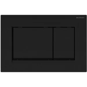 Geberit plaque de commande sigma 30 2 - touch noir mat - noir