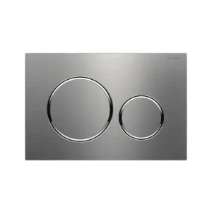 Geberit plaque de commande sigma20 2 - touches inox