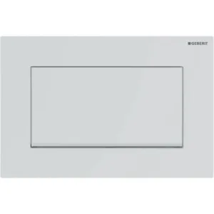 Geberit plaque de commande sigma30 1 touche blanc