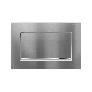 Geberit plaque de commande sigma30 1 touche - chrome - mat