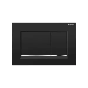 Geberit plaque de commande sigma30 2 touches noir mat