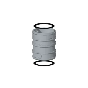 Burgerhout raccord PP flexible 80 mm flex / flex