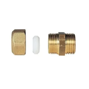 Watts raccord pour tube fuel tecal 3/8 " m - 12 mm